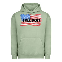 Pigment Oil Green freedom usa Urban Hoodie - MaliasSmallBusiness