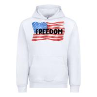 White freedom usa Urban Hoodie - MaliasSmallBusiness