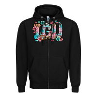 Black icu intensive care unit Zipper Hoodie - Zillion Design Studio