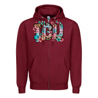 Burgundy icu intensive care unit Zipper Hoodie - Zillion Design Studio