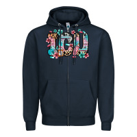 Navy icu intensive care unit Zipper Hoodie - Zillion Design Studio