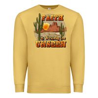 Antique Gold faith is trusting the unseen Premium Sweatshirt - JahusDesignShop