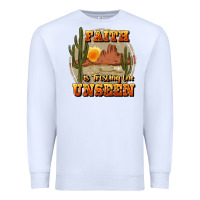 White faith is trusting the unseen Premium Sweatshirt - JahusDesignShop