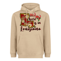 Mushroom ho ho home is in louisiana Heavyweight Hoodie - FaDigitalArtStudio