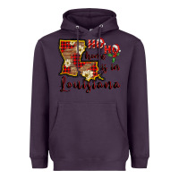 Plum ho ho home is in louisiana Heavyweight Hoodie - FaDigitalArtStudio