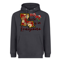 Smoke ho ho home is in louisiana Heavyweight Hoodie - FaDigitalArtStudio