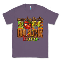 Lavender unapologetically dope black teacher juneteenth Classic Tee - texasbilliewilder