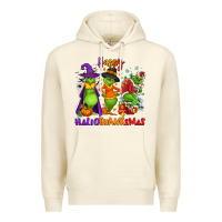 Sandshell Happy Hallothanksmas Premium Hoodie - NancyCooperArtShop