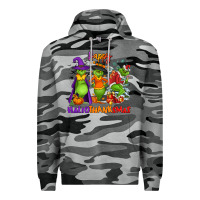 Slate Camo Happy Hallothanksmas Premium Hoodie - NancyCooperArtShop