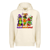 Tofu Happy Hallothanksmas Premium Hoodie - NancyCooperArtShop