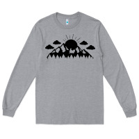 Heather Grey View Long Sleeve Tee - Unal Design