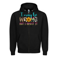 Black i may be wrong but i doubt it Zipper Hoodie - Zillion Design Studio