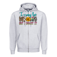 Heather Grey i may be wrong but i doubt it Zipper Hoodie - Zillion Design Studio