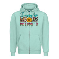 Seafoam i may be wrong but i doubt it Zipper Hoodie - Zillion Design Studio