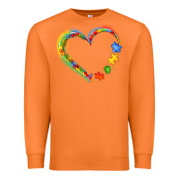 Carrot autism heart Premium Sweatshirt - JahusDesignShop