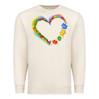Sandshell autism heart Premium Sweatshirt - JahusDesignShop