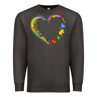 Smoke autism heart Premium Sweatshirt - JahusDesignShop