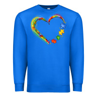 True Royal autism heart Premium Sweatshirt - JahusDesignShop