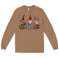 Toasted Coconut ho ho. ho gnomes Long Sleeve Tee - BarkalooDesign