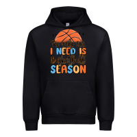 Black the only b.s. i need is basketball season Urban Hoodie - MaliasSmallBusiness