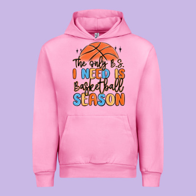 The Only B.s. I Need Is Basketball Season Urban Hoodie Designed By Maliassmallbusiness