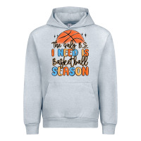 Heather Grey the only b.s. i need is basketball season Urban Hoodie - MaliasSmallBusiness