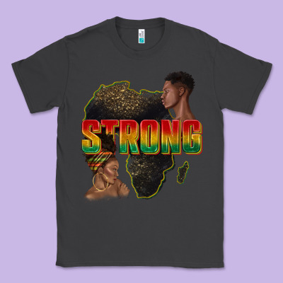 Classic Tee strong with glitter