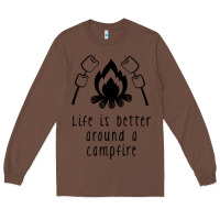 Chestnut life is better around a campfire Long Sleeve Tee - Unal Design