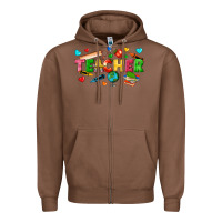 Chestnut teacher Zipper Hoodie - texasbilliewilder