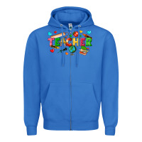 True Royal teacher Zipper Hoodie - texasbilliewilder