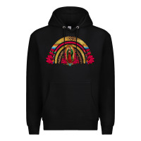 Black lady of guadalupe rainbow Premium Hoodie - Jasminsmagicworld