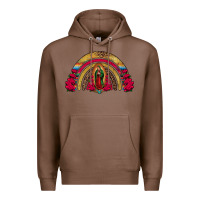 Chestnut lady of guadalupe rainbow Premium Hoodie - Jasminsmagicworld