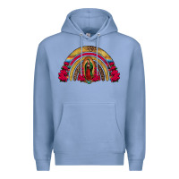 Colony Blue lady of guadalupe rainbow Premium Hoodie - Jasminsmagicworld