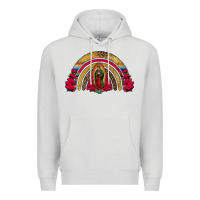 Dove Grey lady of guadalupe rainbow Premium Hoodie - Jasminsmagicworld