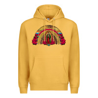 Mustard lady of guadalupe rainbow Premium Hoodie - Jasminsmagicworld