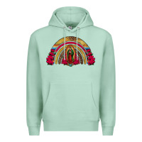 Seafoam lady of guadalupe rainbow Premium Hoodie - Jasminsmagicworld