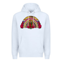 White lady of guadalupe rainbow Premium Hoodie - Jasminsmagicworld
