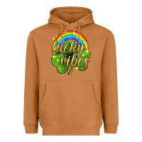 Meerkat Lucky vibes st. patricks day Heavyweight Hoodie - Neo Western