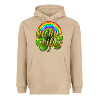 Mushroom Lucky vibes st. patricks day Heavyweight Hoodie - Neo Western