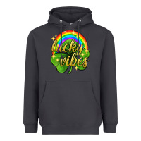 Smoke Lucky vibes st. patricks day Heavyweight Hoodie - Neo Western