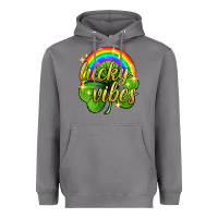 Storm Lucky vibes st. patricks day Heavyweight Hoodie - Neo Western