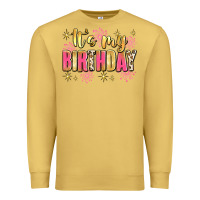 Antique Gold it's my birthday Premium Sweatshirt - JahusDesignShop