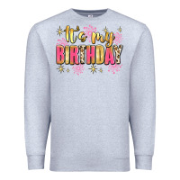 Heather Grey it's my birthday Premium Sweatshirt - JahusDesignShop