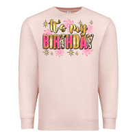 Pale Pink it's my birthday Premium Sweatshirt - JahusDesignShop