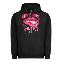 Pigment Black gimme some sugar Urban Hoodie - MaliasSmallBusiness