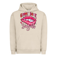 Pigment French Oak gimme some sugar Urban Hoodie - MaliasSmallBusiness