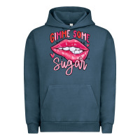 Pigment Midnight Navy gimme some sugar Urban Hoodie - MaliasSmallBusiness