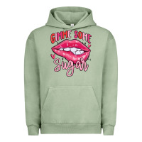 Pigment Oil Green gimme some sugar Urban Hoodie - MaliasSmallBusiness
