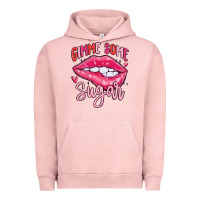 Pigment Salmon gimme some sugar Urban Hoodie - MaliasSmallBusiness
