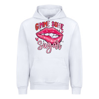 White gimme some sugar Urban Hoodie - MaliasSmallBusiness